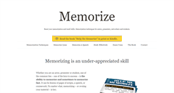 Desktop Screenshot of memorizingtips.com