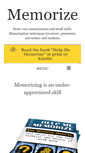 Mobile Screenshot of memorizingtips.com